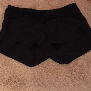 Black lulu lemon shorts